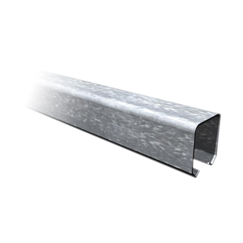 Topskinne til SF-150/SF-300 - 3 m - Galvaniseret