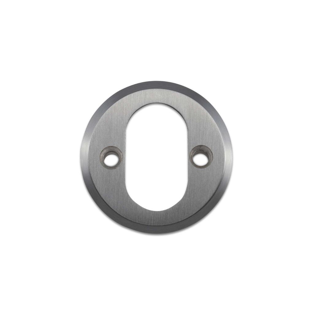 Oval cylinderring (indvendig) - 8 mm - Børstet